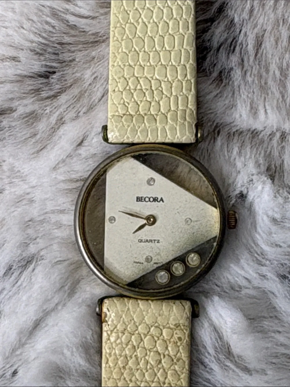 Becora Suede Flat Watch Case